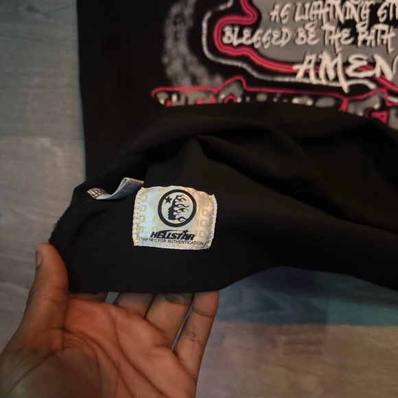 Helstar Black Graphic T-Shirt - Picture 6 of 7